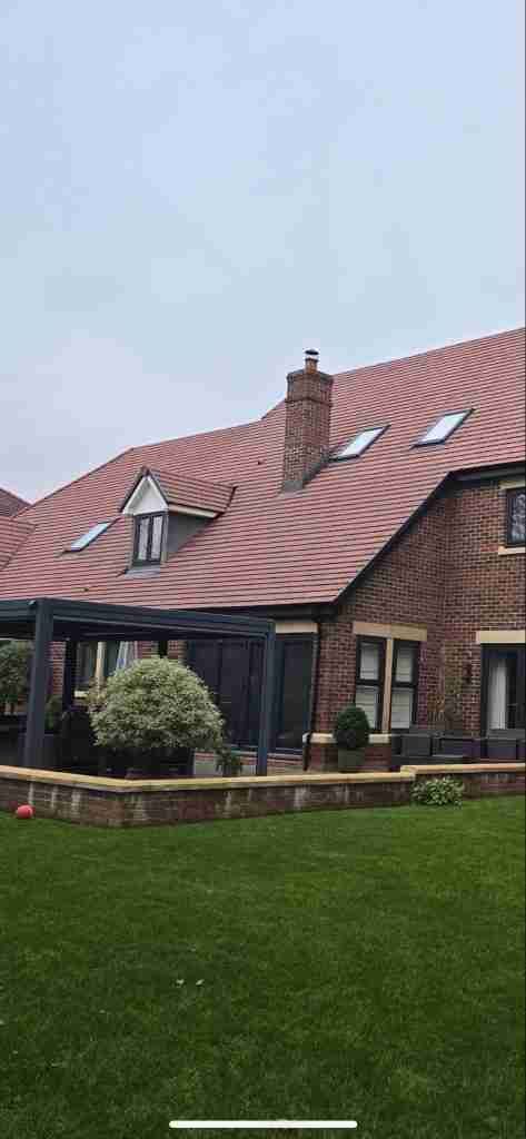 Pressure Washed Roof